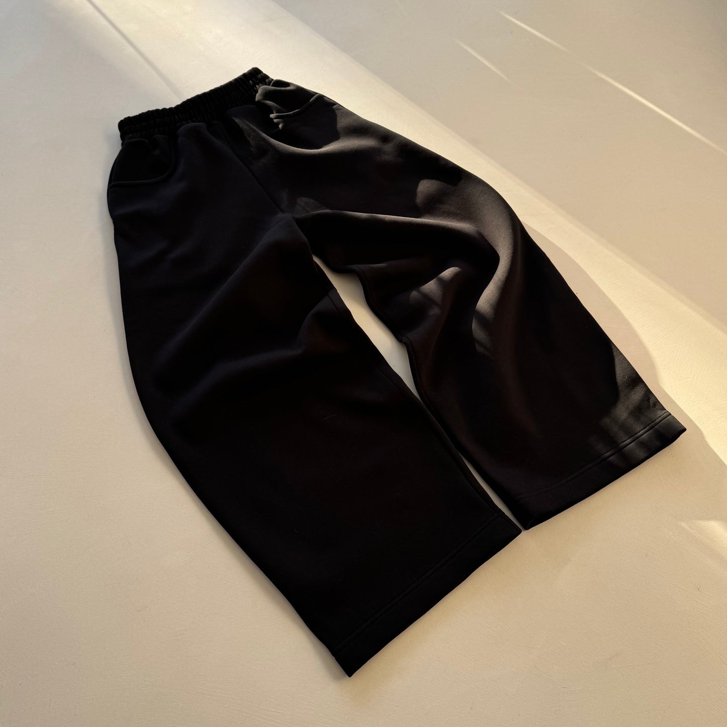 heavy black sweatpants
