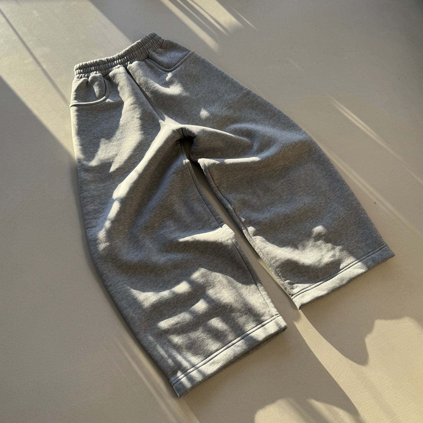 heavy grey sweatpants
