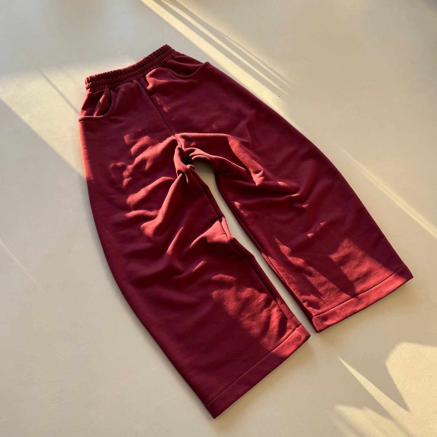 Lightweight Dark Red sweatpants