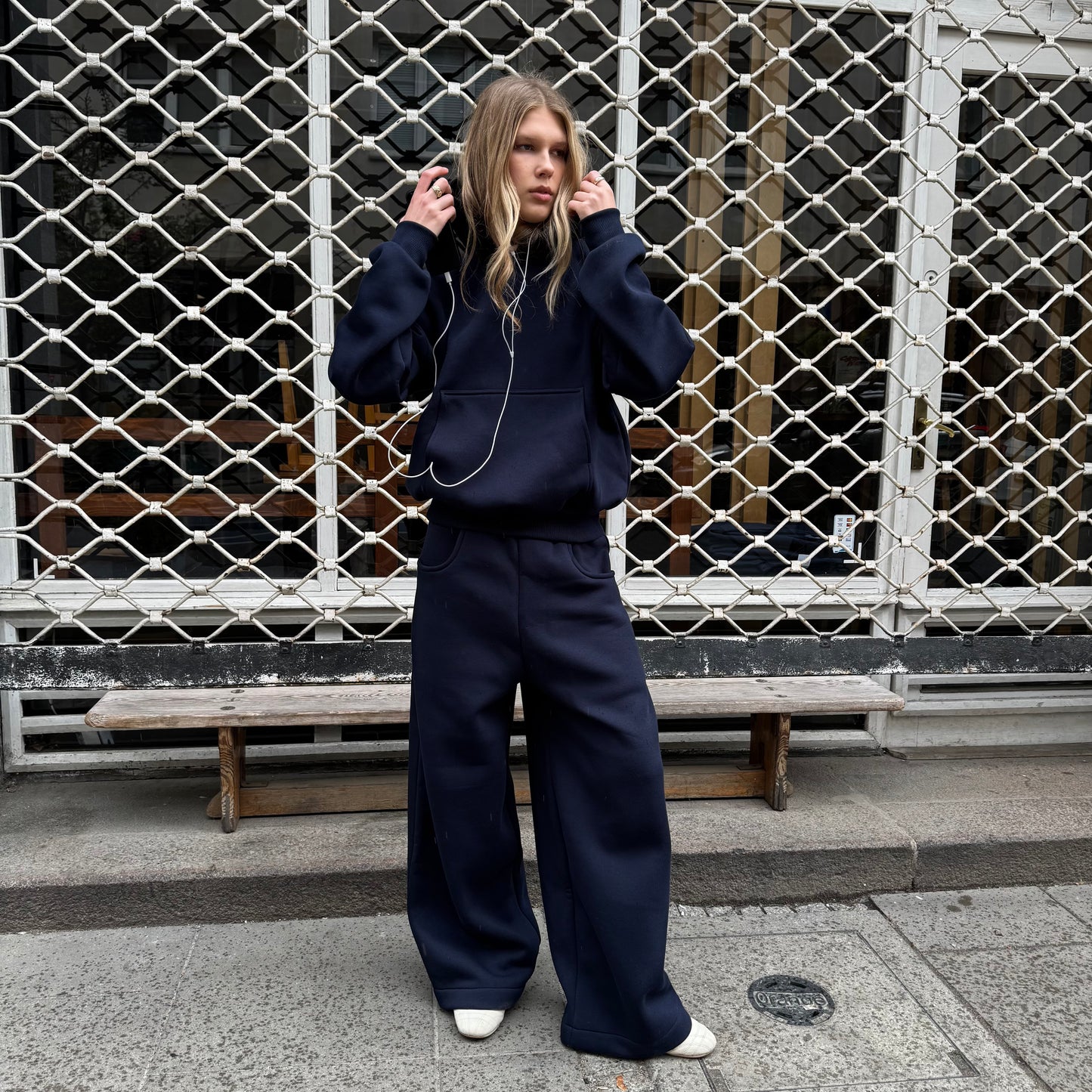 Heavy Navy Blue sweatpants