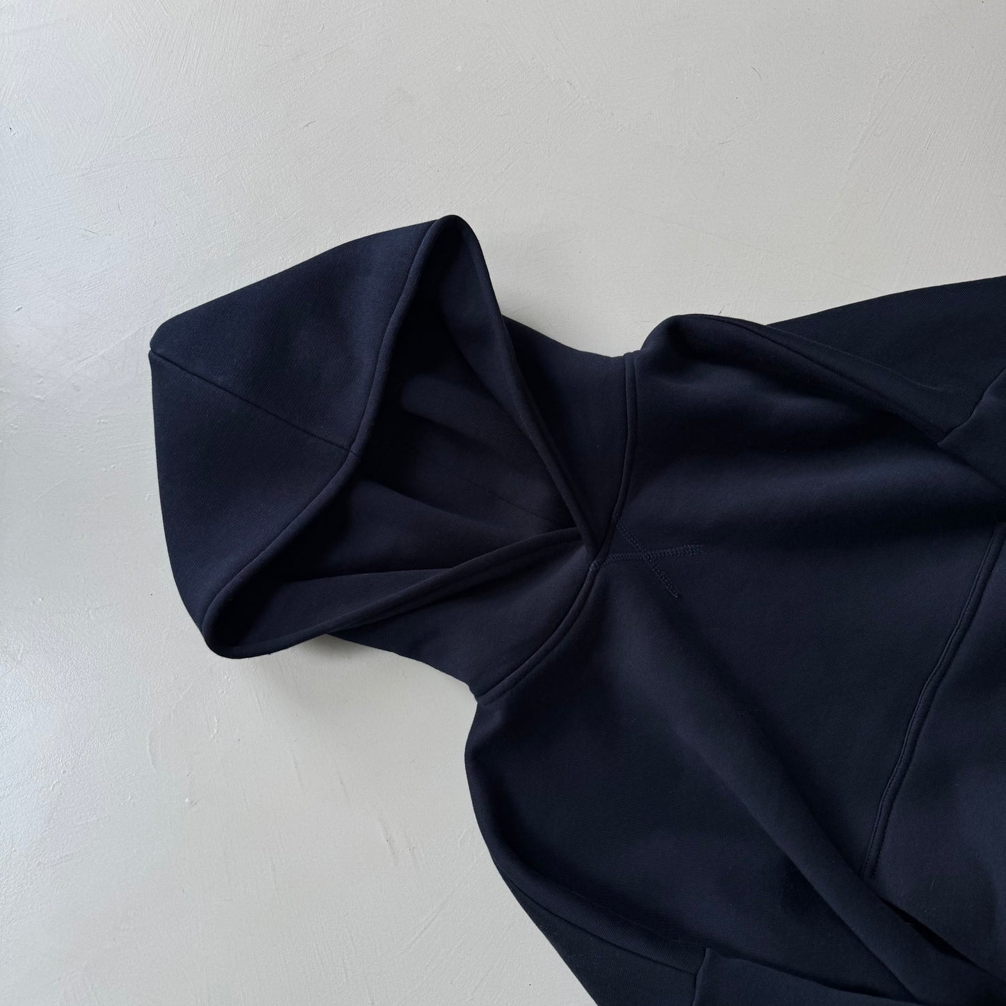 Navy Boxy Hoodie