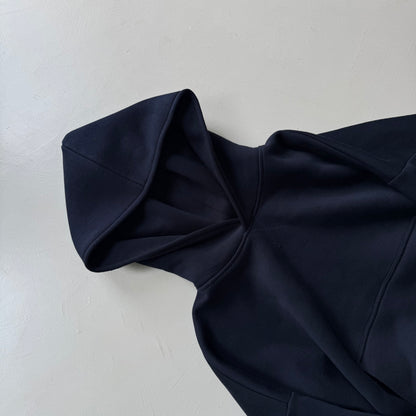 Navy Boxy Hoodie