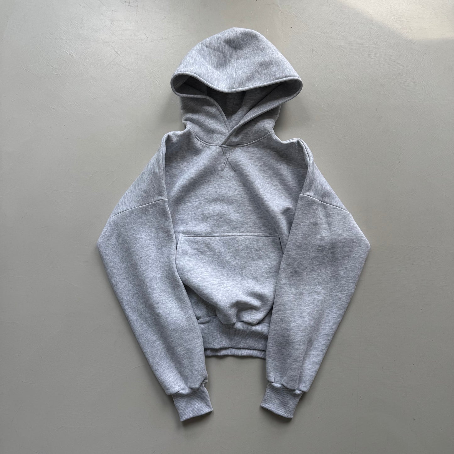 Grey Boxy Hoodie