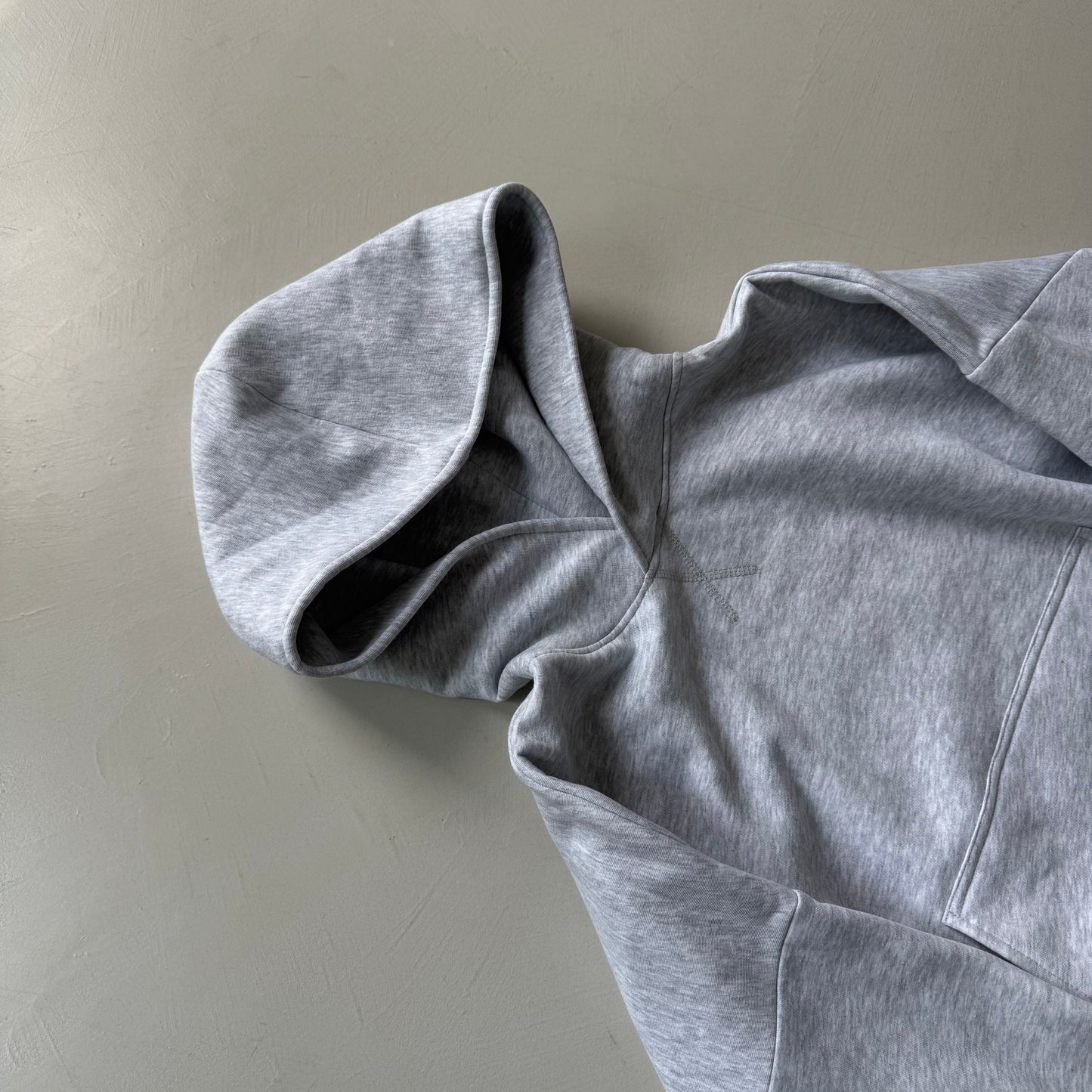 Grey Boxy Hoodie